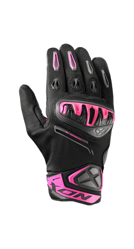 Guantes Ixon Mirage Air Mujer Negro/Fucsia