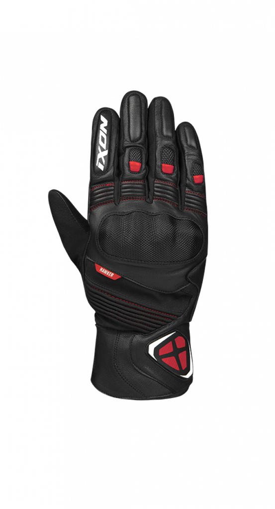 Guantes Ixon Pro Hawker Negro/Rojo