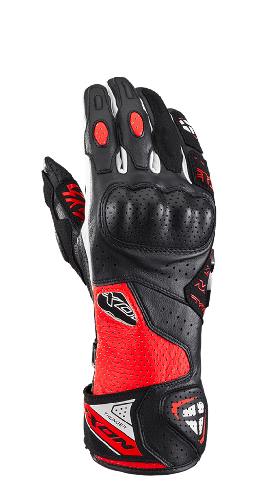 Guantes Ixon Thunder Air Negro/Rojo/Blanco