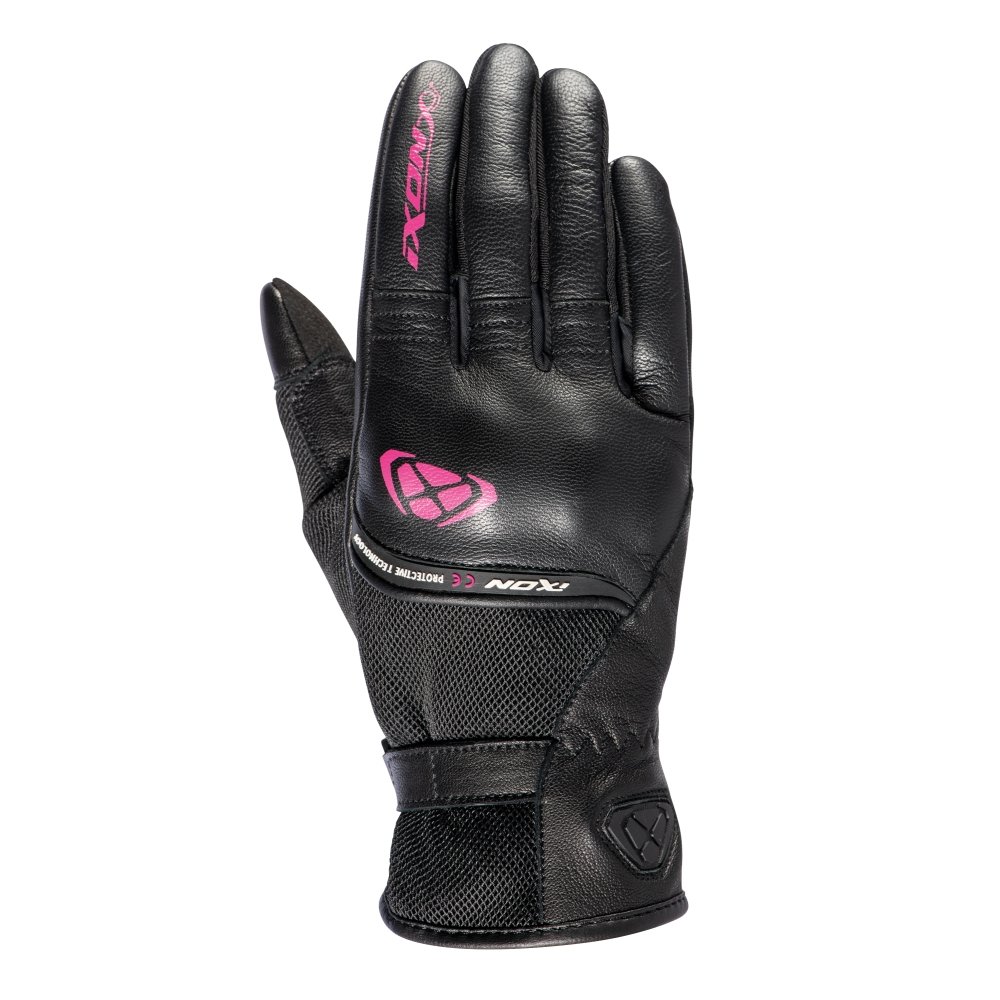 Guantes Ixon Rs Shine 2 Negro/Fucsia
