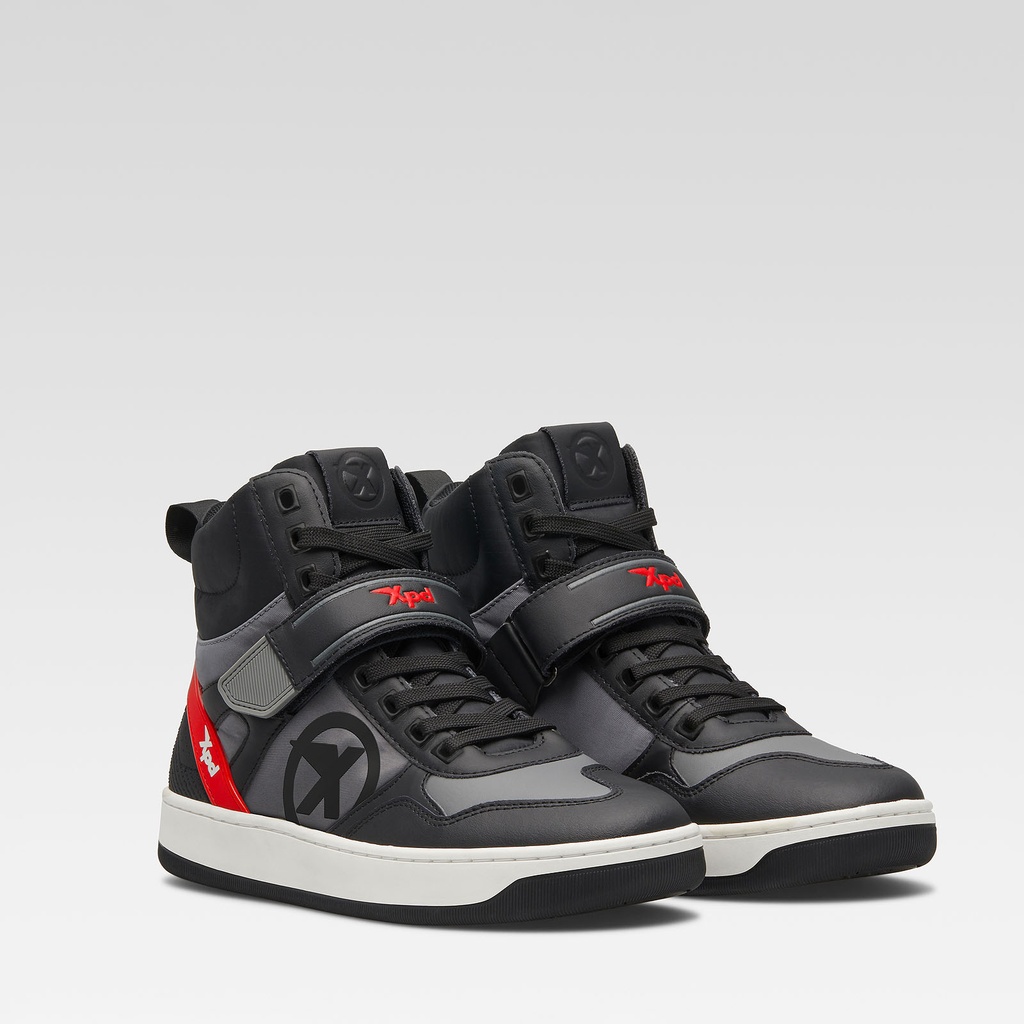 [S111-063-38] XPD MOTO PRO SNEAKERS Anthracite/Red (38)