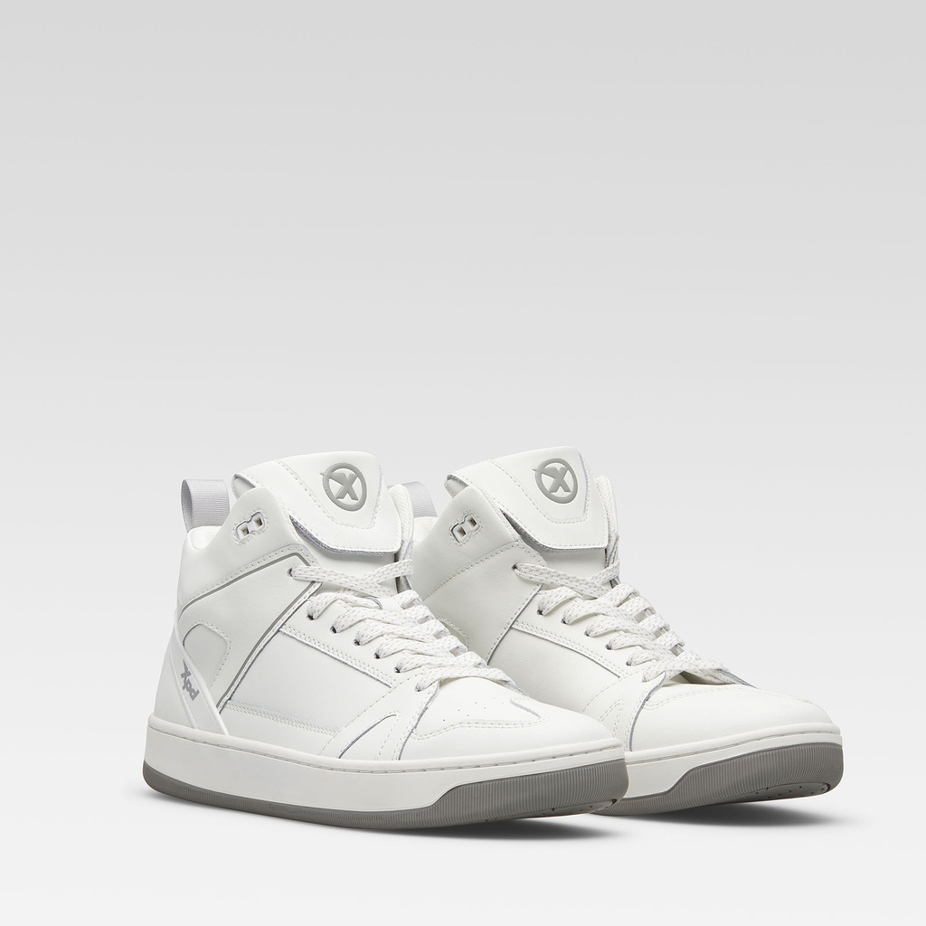 [S106-001-38] XPD MOTO-1 LEATHER SNEAKERS White (38)