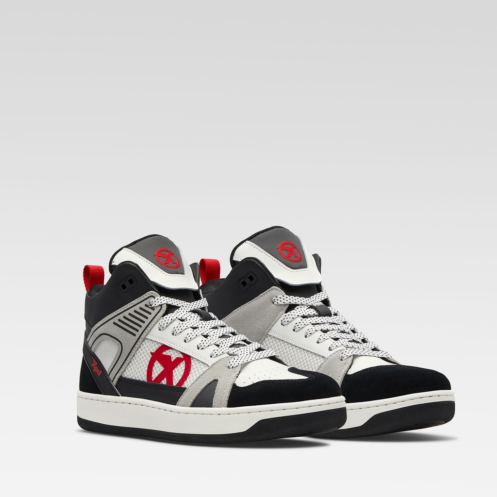 [S105-011-38] XPD MOTO-1 SNEAKERS Black/White (38)