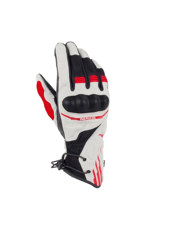 [BGE691T8] Guantes Bering Bakundu Negro/Gris/Rojo (T8)