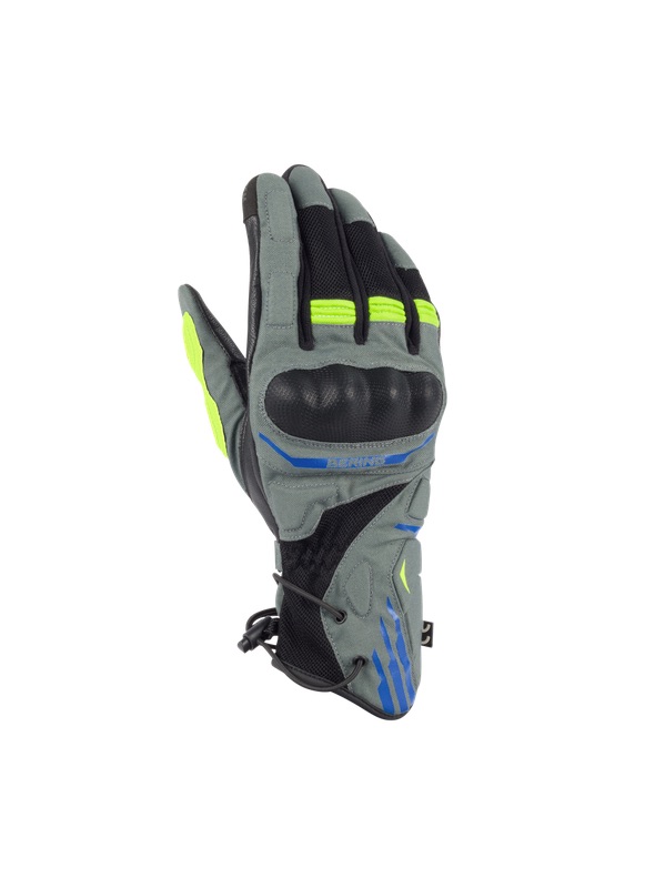 [BGE692T8] Guantes Bering Bakundu Negro/Gris/Azul/Flúor (T8)