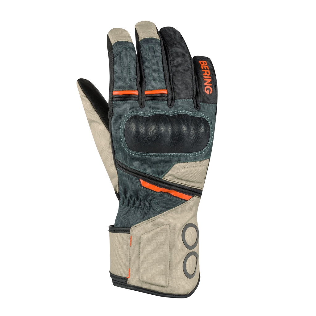 Guantes Bering Siberia Beige/Gris/Naranja