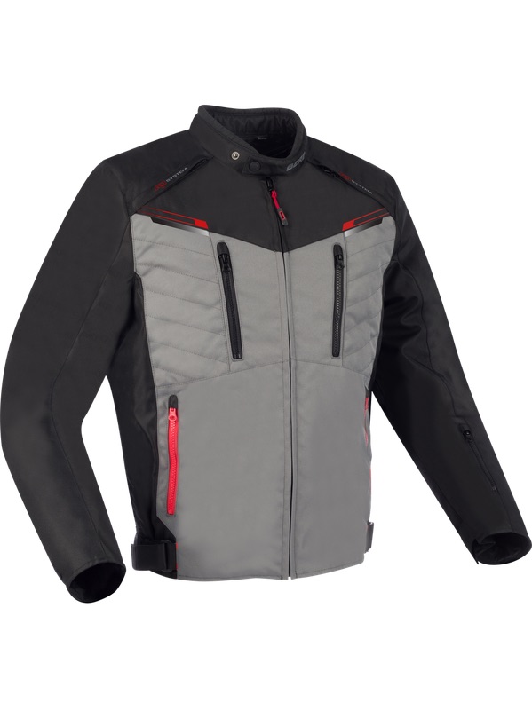 [BTB1448S] Chaqueta Bering Otago Negro/Gris (S)