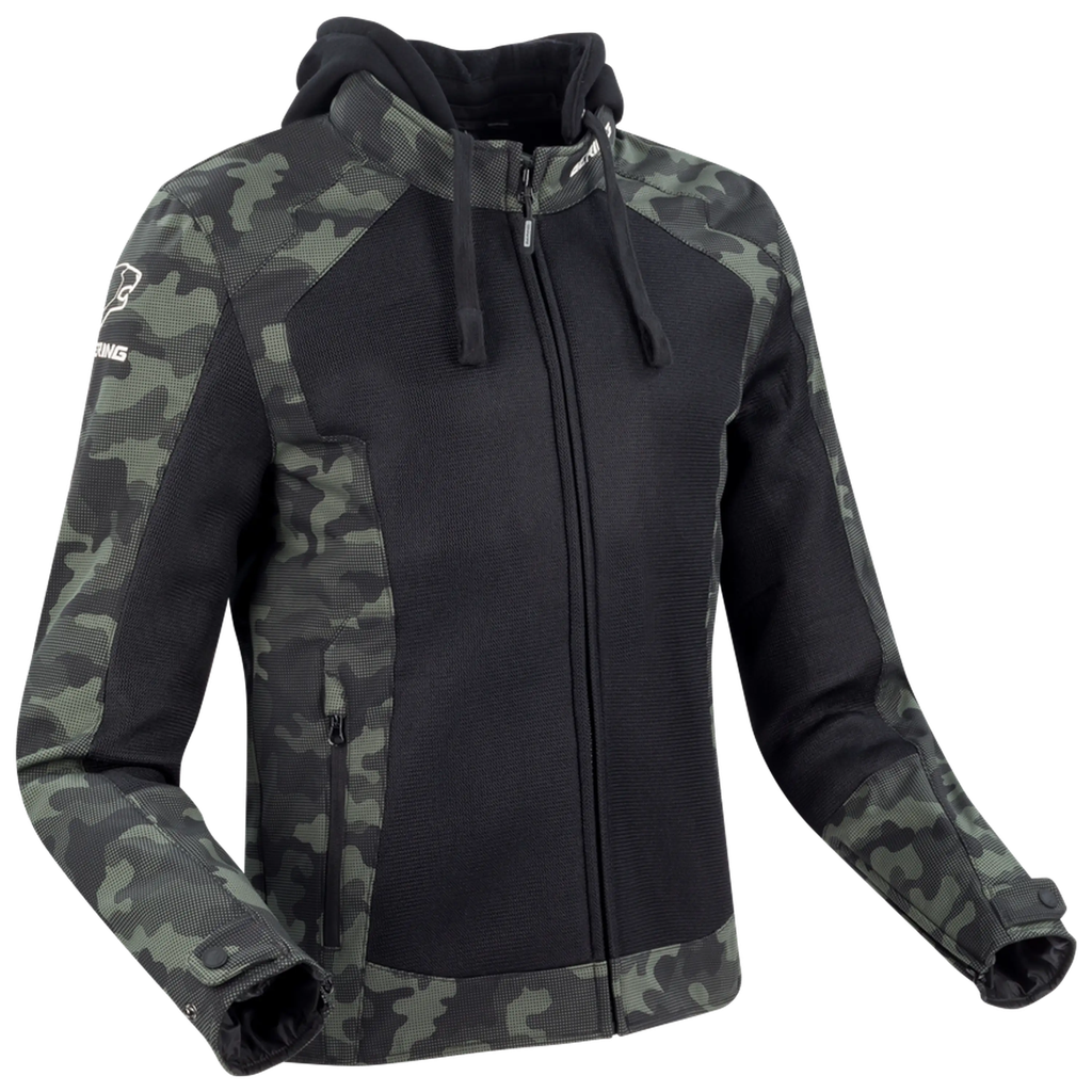 [BTB1485S] Chaqueta Bering Zenith Negro/Camuflaje (S)
