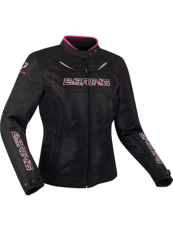 [BTB1556T0] Chaqueta Bering Volga Black/fuchsia Mujer (T0)