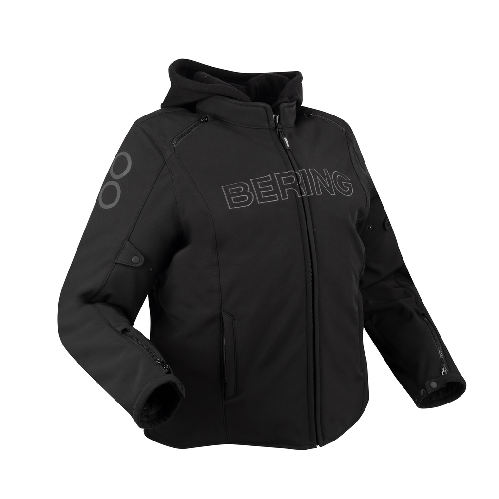 Chaqueta Bering Davis Qs Mujer Negro