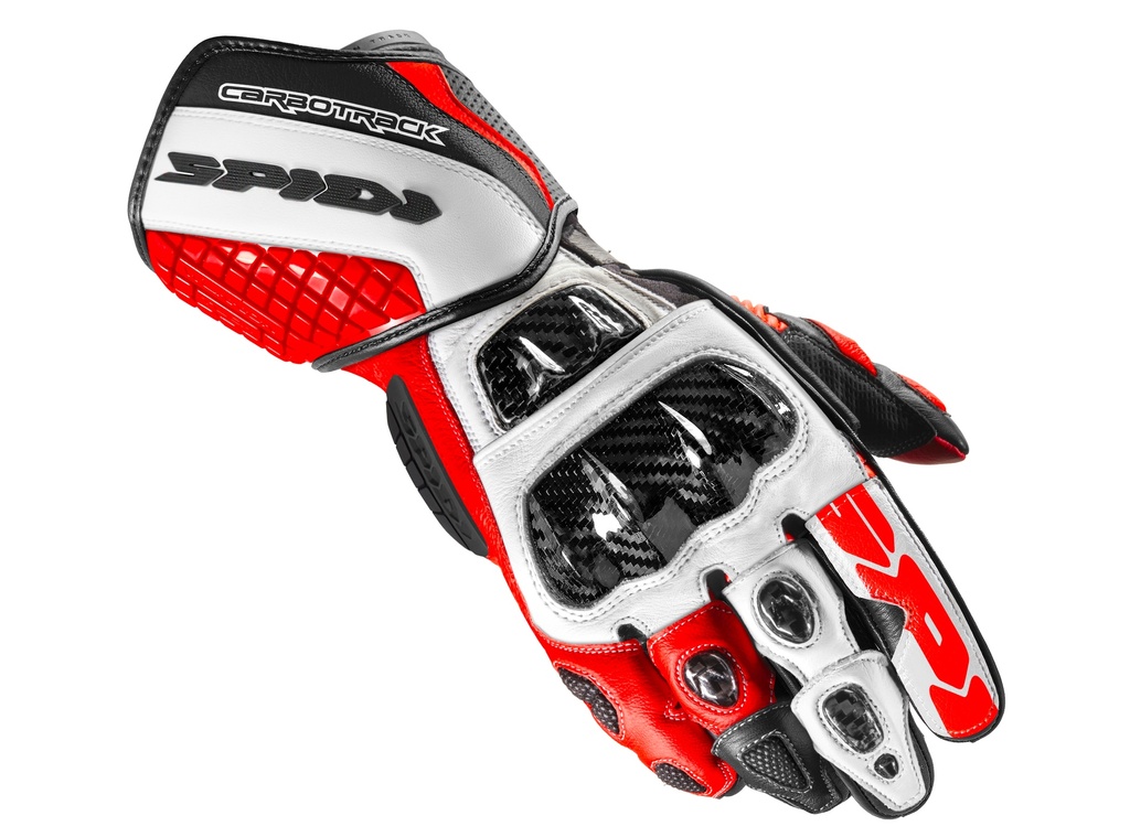 Guantes Spidi Carbo Track EVO - Rojo
