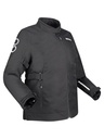 Chaqueta Bering Larga Pamela Qs Mujer Negro/Blanco
