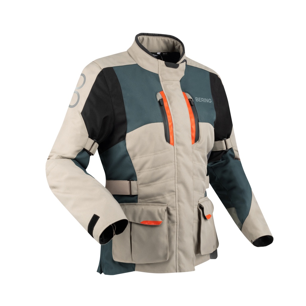 [BTV865T0] Chaqueta Bering Siberia Mujer Beige/Gris/Naranja (T0)