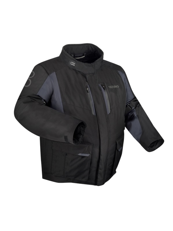 [BTV1138W4XL] Chaqueta Bering Siberia Ks Negro/Gris (W4XL)