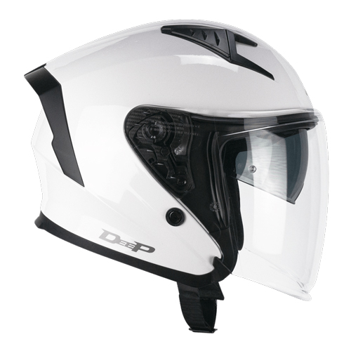 Casco Jet CGM 127A Deep Mono Blanco