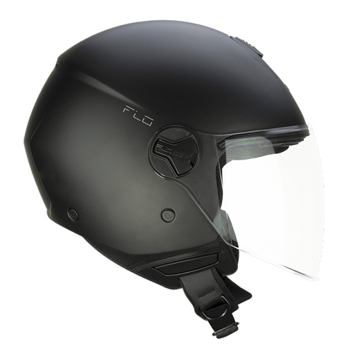 Casco Jet CGM 167A FLO Mono Negro Mate Larga