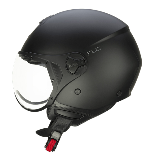 Casco Jet CGM 167A FLO Mono Negro Mate Perfilada