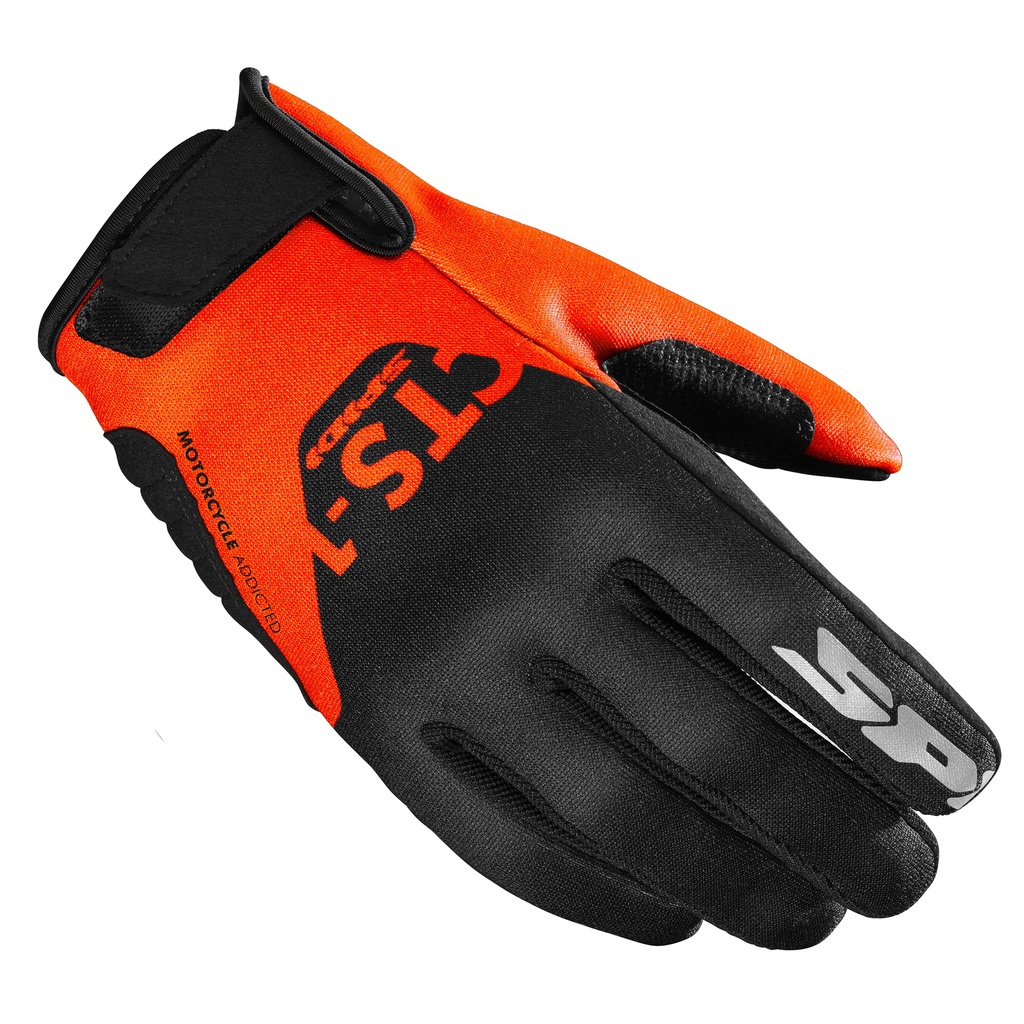Guantes Spidi CTS-1 - Negro/Naranja Oscuro