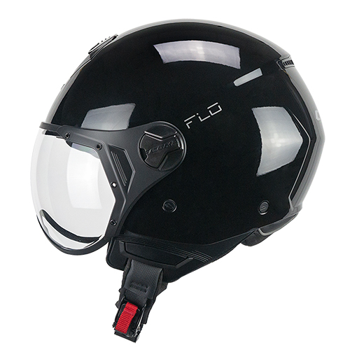 [167A-ASA-83 C0] Casco Jet CGM 167A FLO Mono Negro Perfilada (M1)