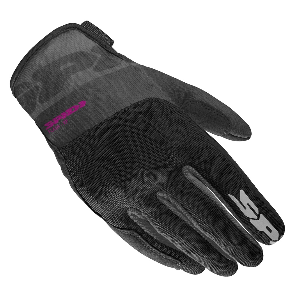 Guantes Spidi Flash-KP Lady - Negro/Fucsia