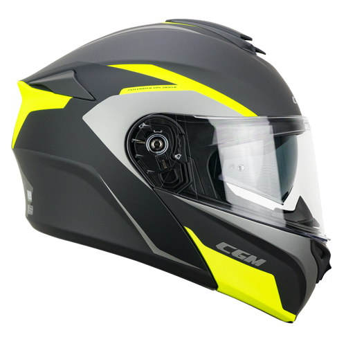 Casco Modular CGM 568G BER Dresda Grafito Amarillo Flúor Mate