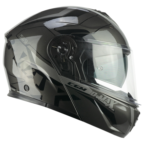 Casco Modular CGM 569G C-max City Grafito Negro