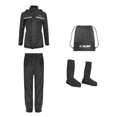 Impermeable CGM Set Antilluvia E31 Full Negro