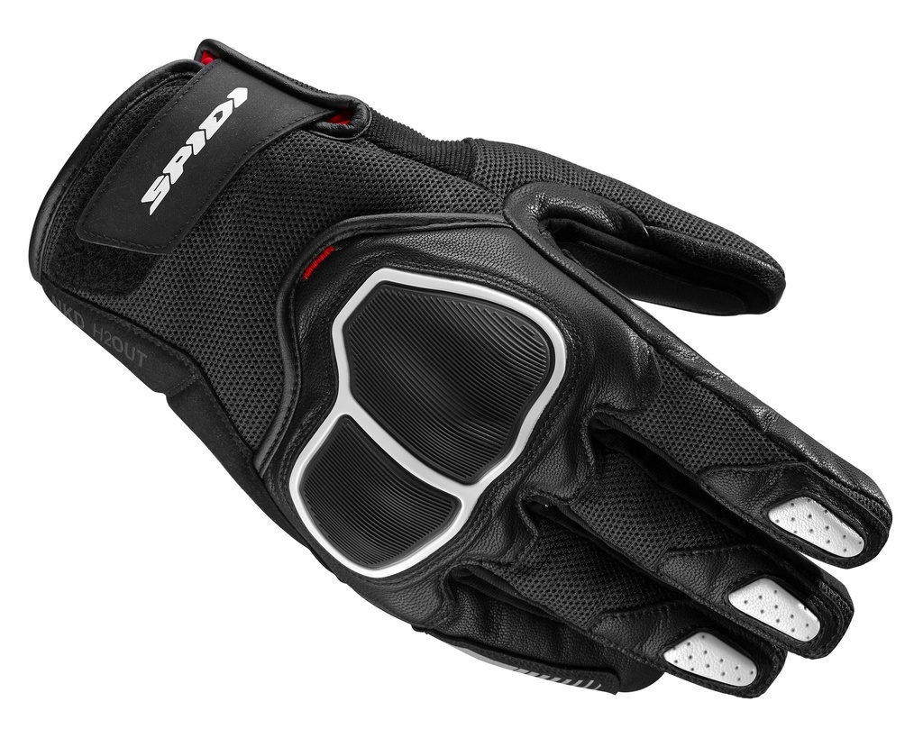 [C113-011-S] Guantes Spidi NKD H2Out - Negro/Blanco (S)