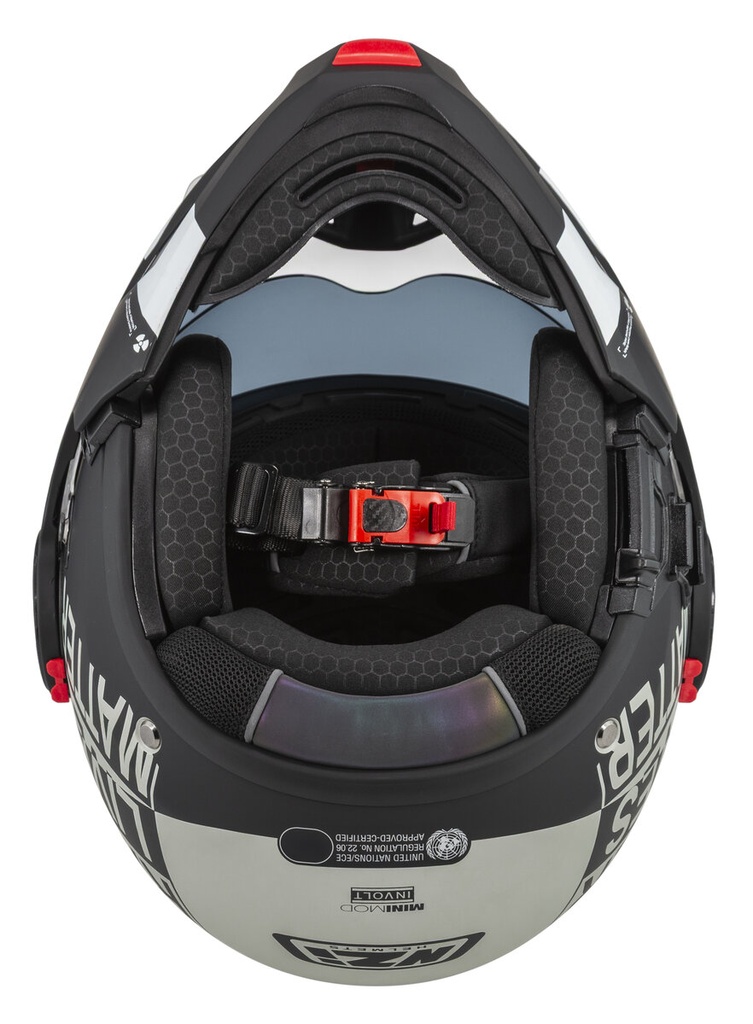 Casco Modular NZI Minimod Duo Involt Greyblack Gris Mate