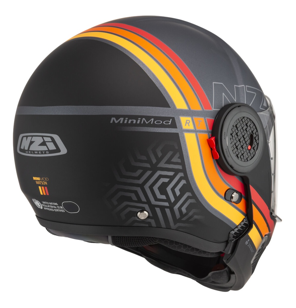 Casco Modular NZI Minimod Duo Watson Antraciteblack Antracita Mate