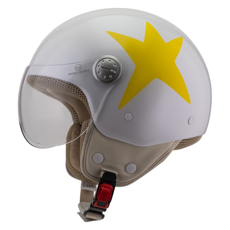 Casco NZI Pasarela Constelación Amarilla