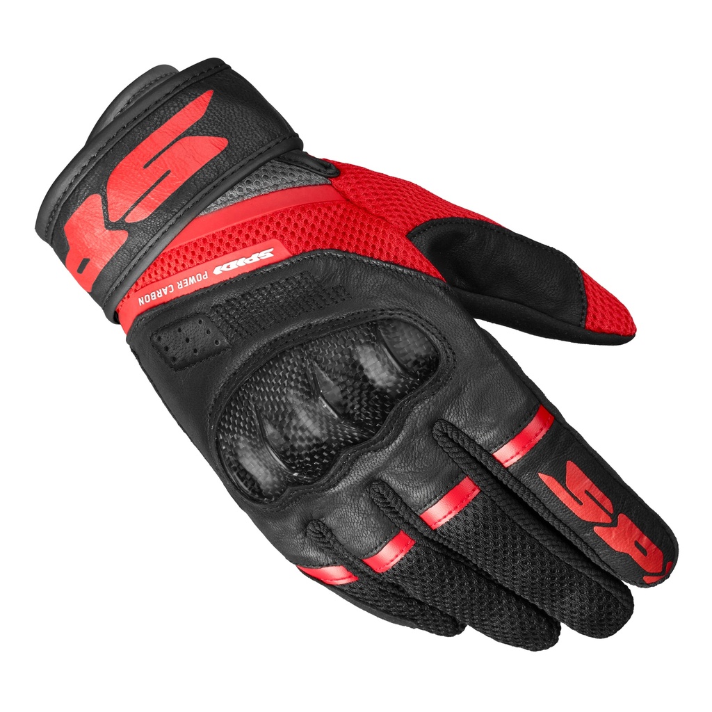 Guantes Spidi Power Carbon Lady - Rojo