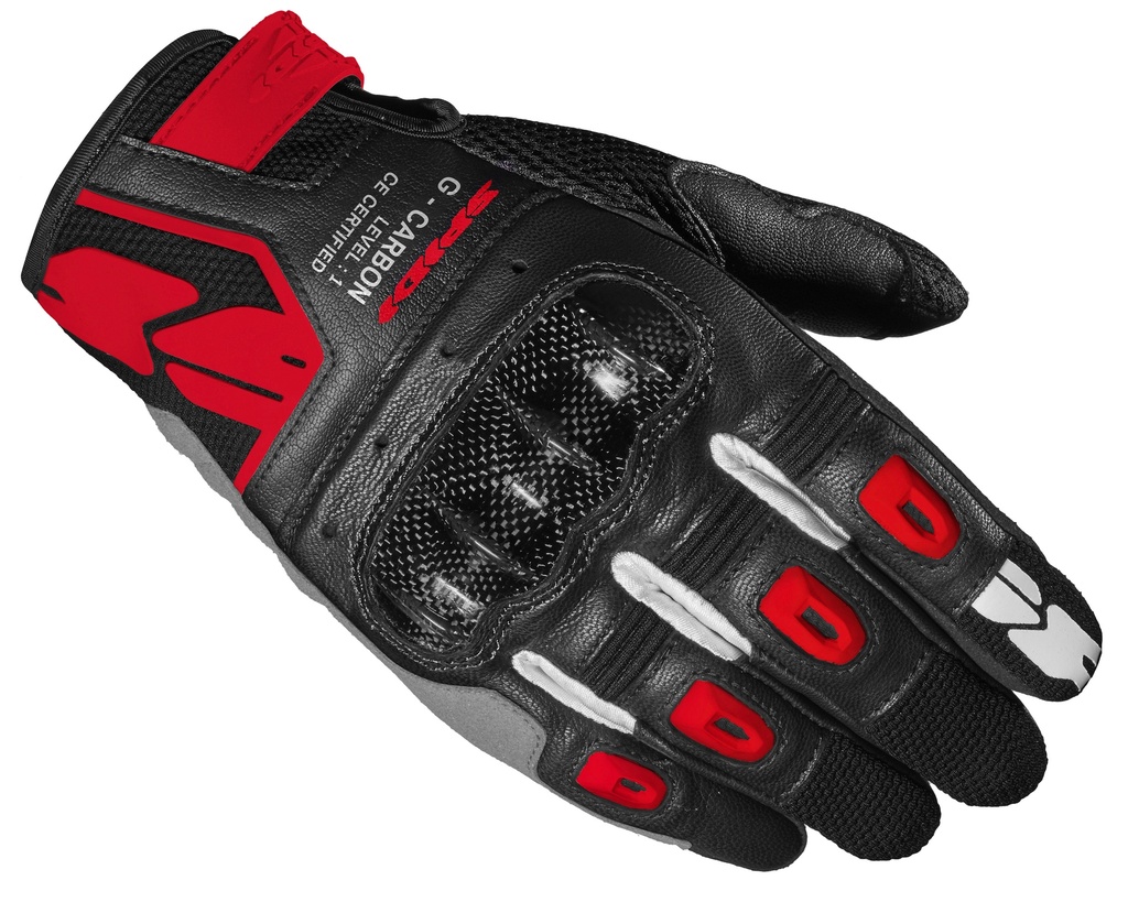 Guantes Spidi G-Carbon - Rojo