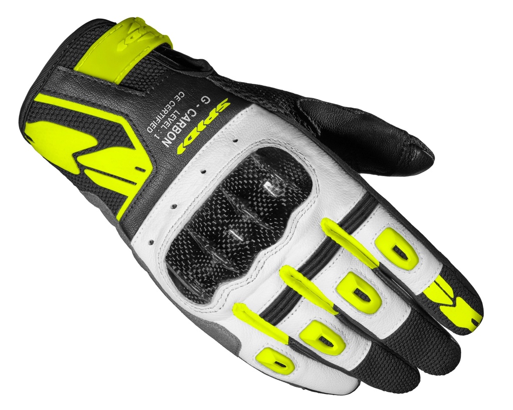 Guantes Spidi G-Carbon Lady - Amarillo Fluor