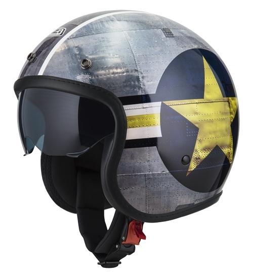 [050406A164 XS] Casco Jet NZI Rolling 4 Sun Aeronautica Azul (XS)