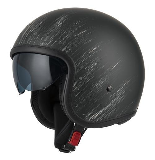 [050406A138 XS] Casco Jet NZI Rolling 4 Sun Negro Oxyd Mate (XS)