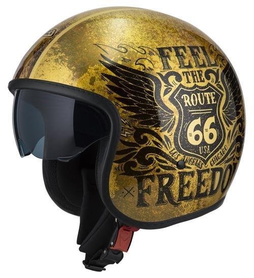 [050406G548 XS] Casco Jet NZI Rolling 4 Sun Wings (XS)