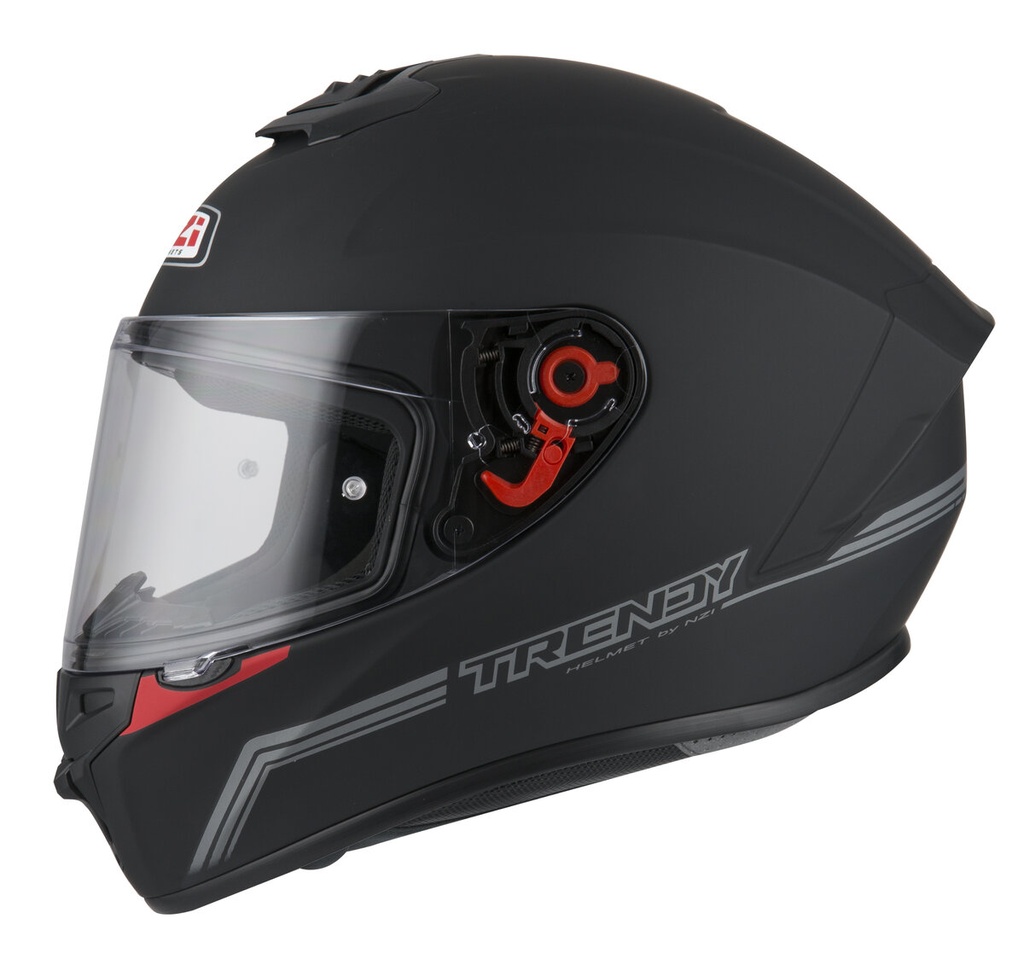 Casco Integral NZI Trendy 2 Solid Nouveau Mate Negro