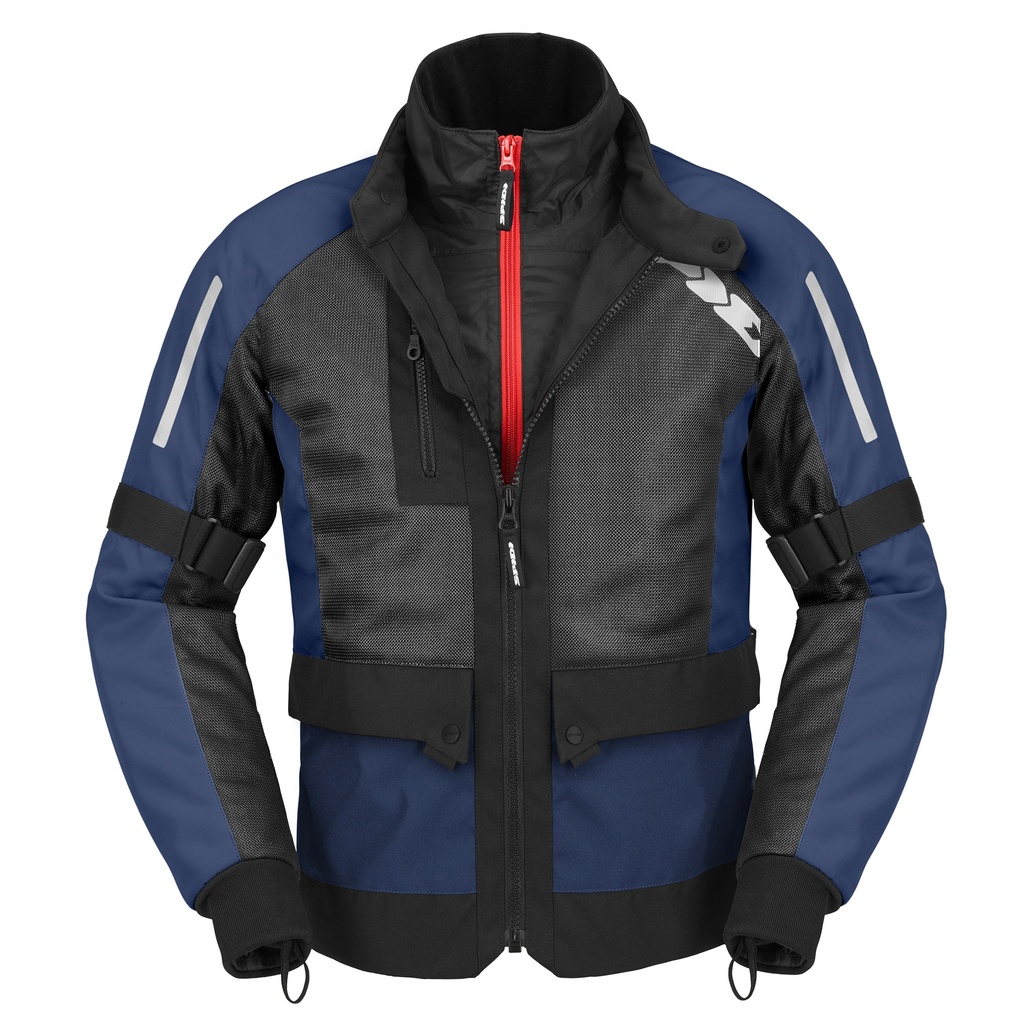 Chaqueta Spidi NET H2Out - Negro/Azul