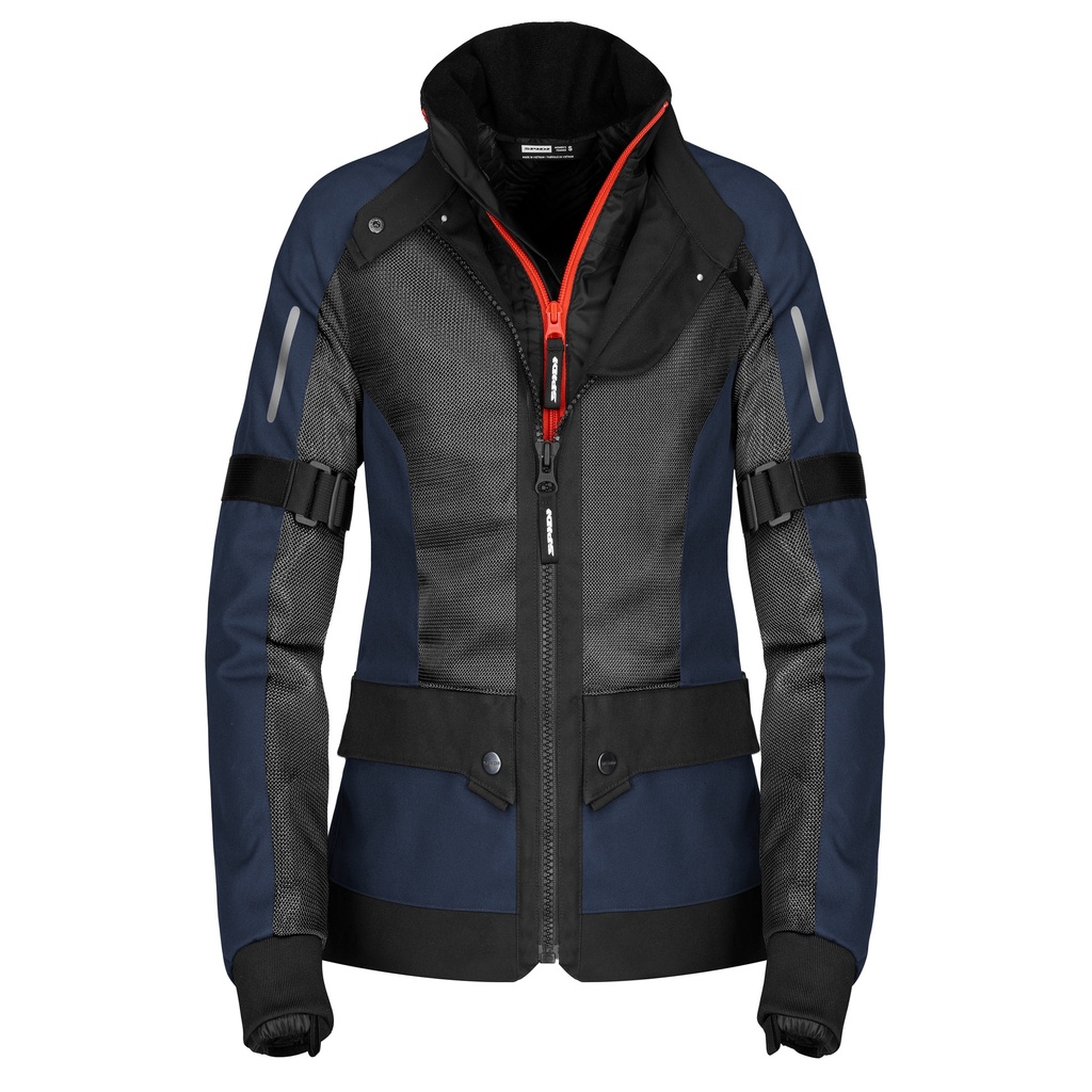 Chaqueta Spidi NET H2Out Lady - Negro/Azul
