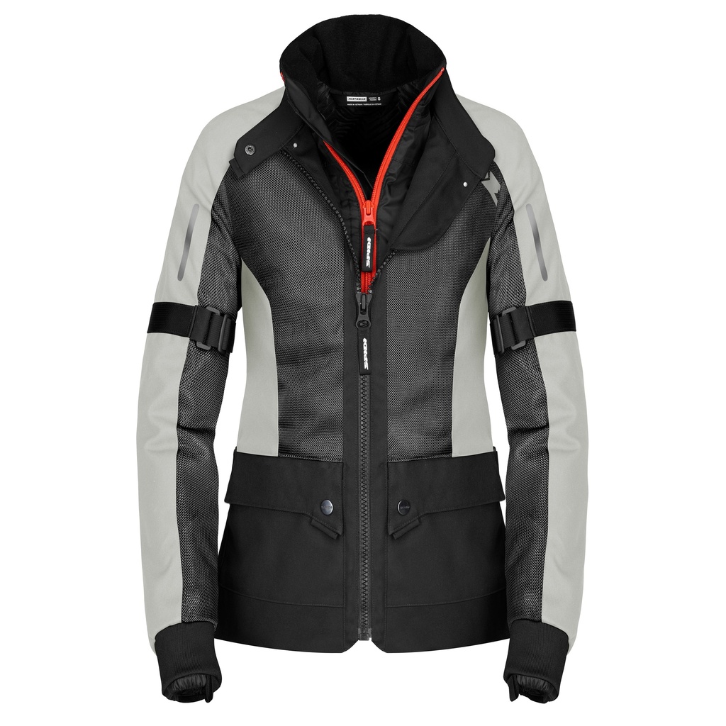 Chaqueta Spidi NET H2Out Lady - Negro/Hielo