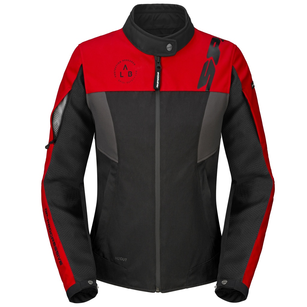 Chaqueta Spidi Corsa H2Out Lady - Rojo/Negro