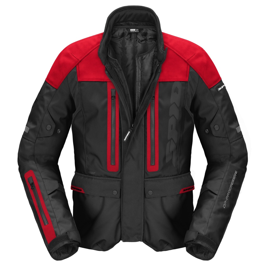 Chaqueta Spidi Traveler 3 EVO - Negro/Rojo