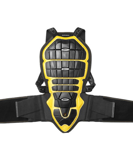 Protección Spidi Back Warrior 170/180 - Negro/Amarillo
