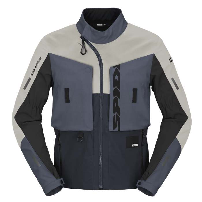 [D323-498-S] Impermeable Spidi Frontier Thermorain - Hielo/Azul (S)