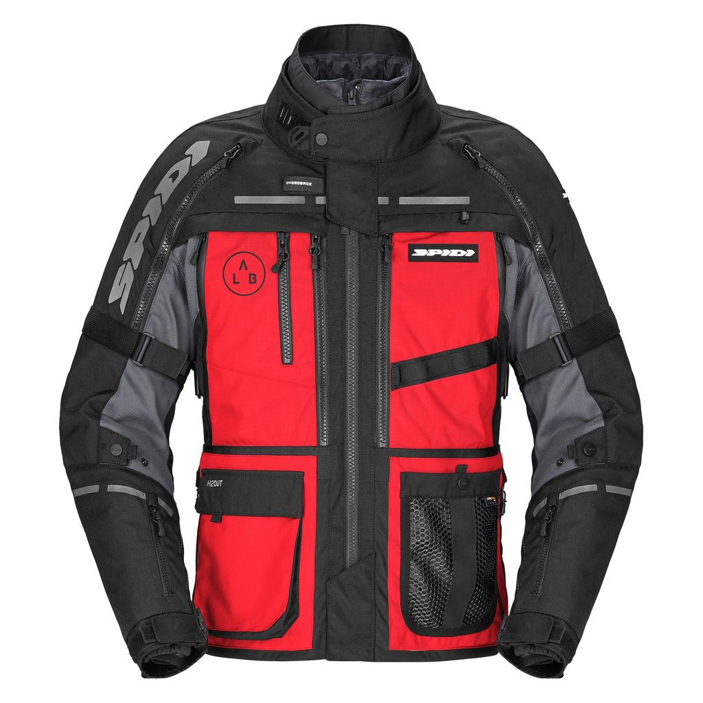 Chaqueta Spidi Hard Track 3 - Rojo