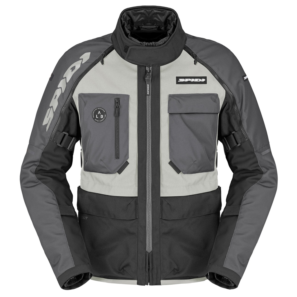 Chaqueta Spidi Crossmaster 2 - Negro/Hielo