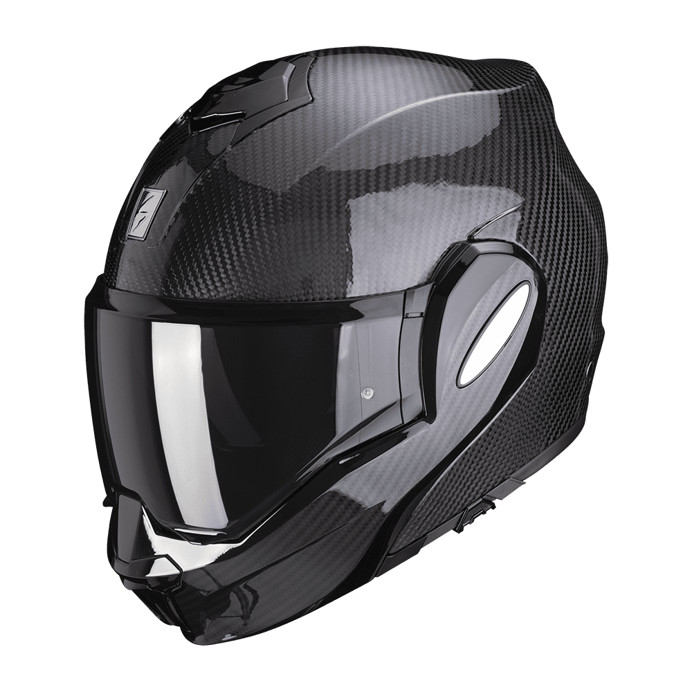 Casco Scorpion Exo-Tech Evo Carbon Liso Negro