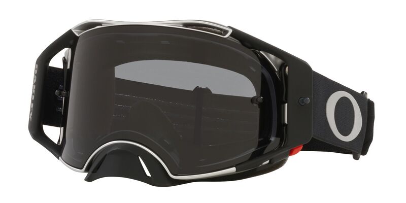 Gafas OAKLEY Airbrake MX - Tuff Blocks Black Gunmetal / Lente Oscuro Grey Negro