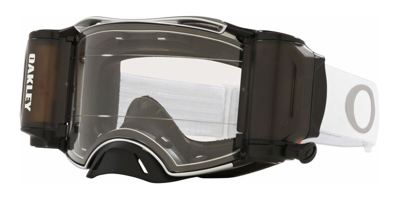 Gafas OAKLEY Airbrake MX - Tuff Blocks White Race-Ready Roll-Off / Lente transparente Blanco